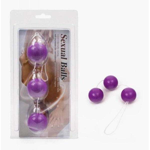 Vaginalne kuglice "Sexual Balls", ljubičaste