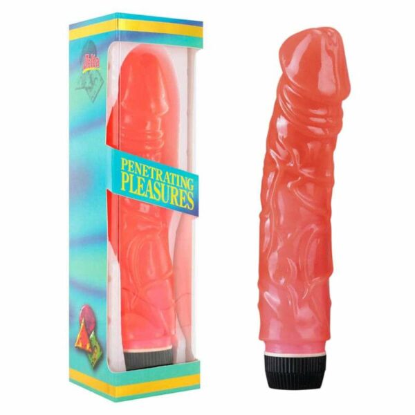 Vibrator Seven Creations "Penetrating Pleasures", 20 cm, roza