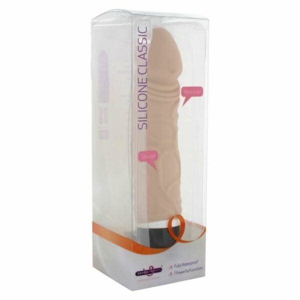 Vibrator Seven Creations "Silicone Classic", boje kože