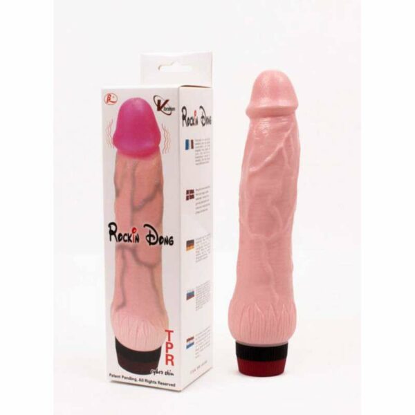 Vibrator "Rockin' Dong 3", boje kože