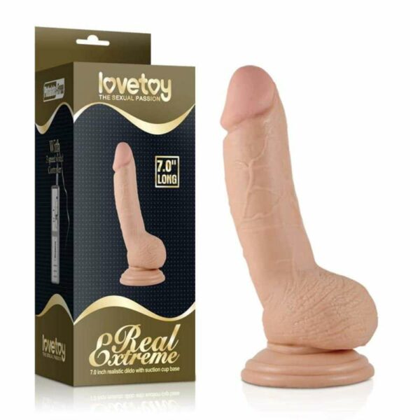 Dildo LoveToy "Real Extreme", 18 cm