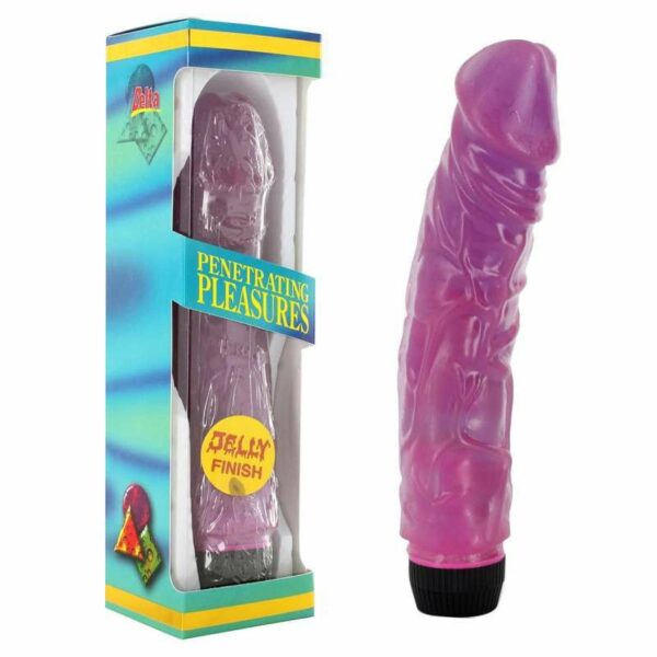 Vibrator Seven Creations "Penetrating Pleasures", 20 cm, ljubičasti