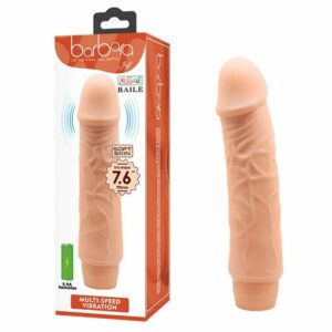 Vibrator Barbara "Jeff", boje kože, 19 cm