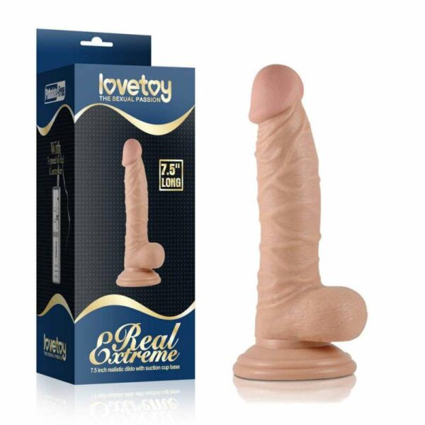 Dildo LoveToy "Real Extreme", 19 cm