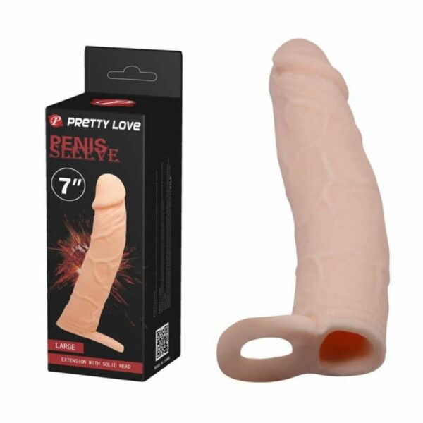 Navlaka za penis Pretty Love "Penis Sleeve", 18cm, boja kože