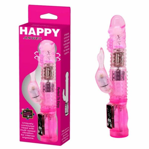 Vibrator s rotacijom "Happy Angel", 22cm