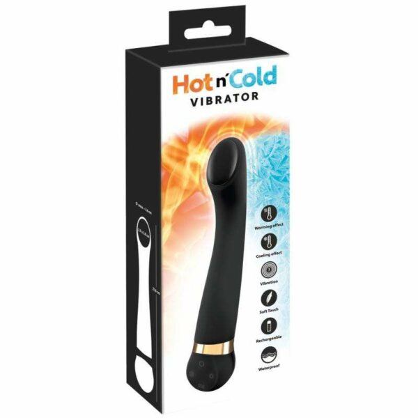Vibrator You2Toys "Hot n' cold", crni
