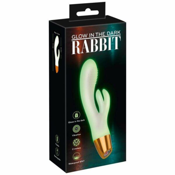 Vibrator You2Toys "Glow In The Dark Rabbit"