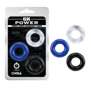 Erekcijski prsteni Chisa Novelties  "Donut Rings - Assorted 3 Pack"