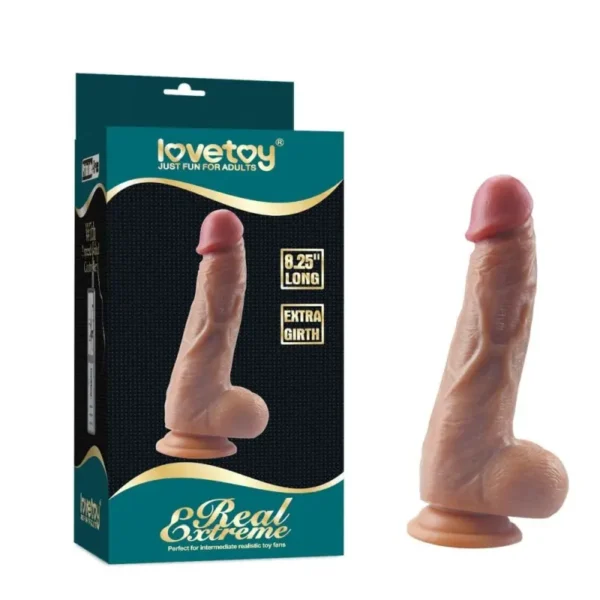 Dildo LoveToy "Real Extreme", 21 cm