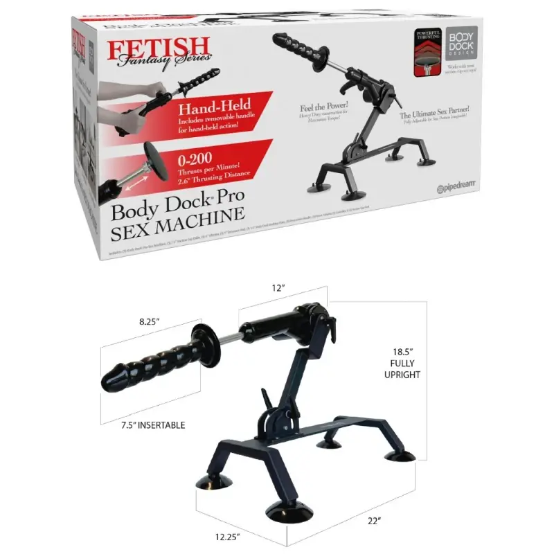 Pipedream Fetish Fantasy Body Dock Sex Machine
